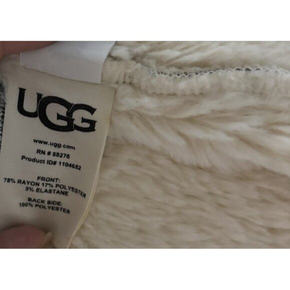 UGG Abriana Shawl Open Front Cardigan Grey Heather size Medium - Picture 6 of 14